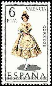Sellos: ESPA&Ntilde;A 1971 2014 TRAJE VALENCIA - Foto 1