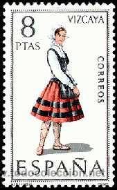 Sellos: ESPA&Ntilde;A 1971 2016 TRAJE VIZCAYA - Foto 1