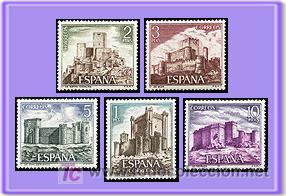 Sellos: ESPA&Ntilde;A 1972 2093/7 Castillos VI - Foto 1
