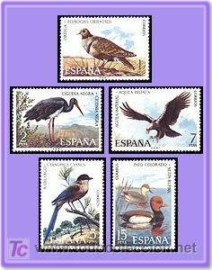 Sellos: ESPA&Ntilde;A 1973 2134/8 Fauna III - Foto 1