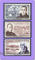 Sellos: ESPA&Ntilde;A 1974 2180/2 Personajes - Foto 1