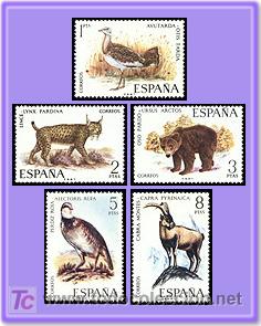 Sellos: ESPA&Ntilde;A 1971 2036/0 Fauna I - Foto 1