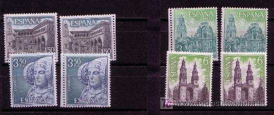 Sellos: SERIE TURISTICA A&Ntilde;O 1969.N&ordm; 1935/1938