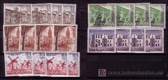 Sellos: SERIE TURISTICA A&Ntilde;O 1973.N&ordm; 2129/2133 - Foto 1
