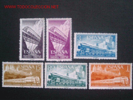Sellos: ESPA&Ntilde;A, N&ordm; EDIFIL 1232/7. A&Ntilde;O 1958 - Foto 1
