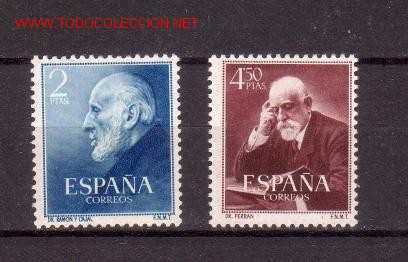 Sellos: RAMON Y CAJAL - Foto 1