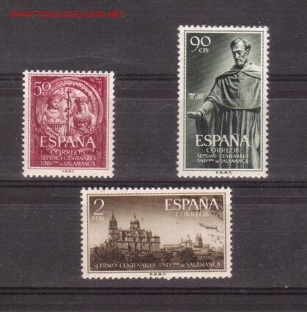 Sellos: CENTENARIO DE LA UNIVERSIDAD DE SALAMANCA