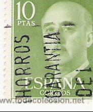 Sellos: 1 SELLO USADO---ESPA&Ntilde;A---BASICA FRANCO - Foto 1