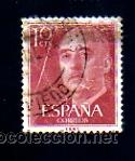 Francobolli: Edifil 1143 (10 c. rojo burdeos) 1955-56.-General Franco.