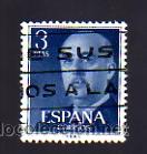 Francobolli: Edifil 1159 (3 p. azul). 1955-56.-General Franco.