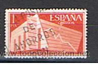 Sellos: ESPA&Ntilde;A // EDIFIL 1198 // 1956 ... USADO - Foto 1