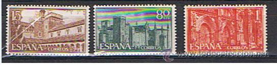 Selos: ESPA&Ntilde;A // EDIF. 1250,1251,1252 // 1959 -SERIE COMPLETA - MONASTERIO NTRA. SRA.GUADALUPE