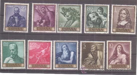 Sellos: 1963. JOSE DE RIBERA &rdquo;EL ESPA&Ntilde;OLETO&rdquo; - Foto 1