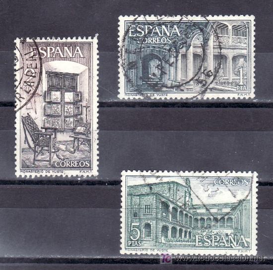 Sellos: espa&ntilde;a 1686/8 usada, monasterio de yuste - Foto 1