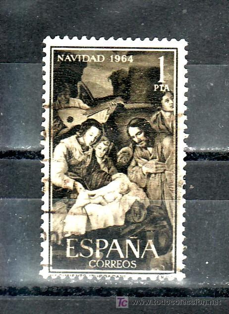 Sellos: espa&ntilde;a 1630 usada, navidad, zurbaran - Foto 1