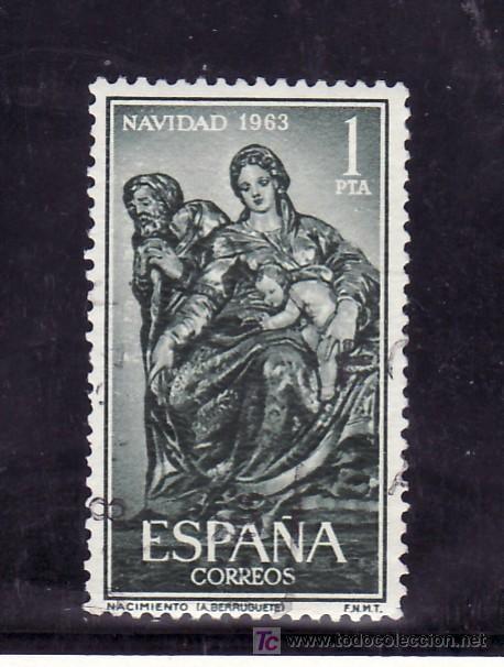 Sellos: espa&ntilde;a 1535 usada, navidad, alonso berrugete, - Foto 1