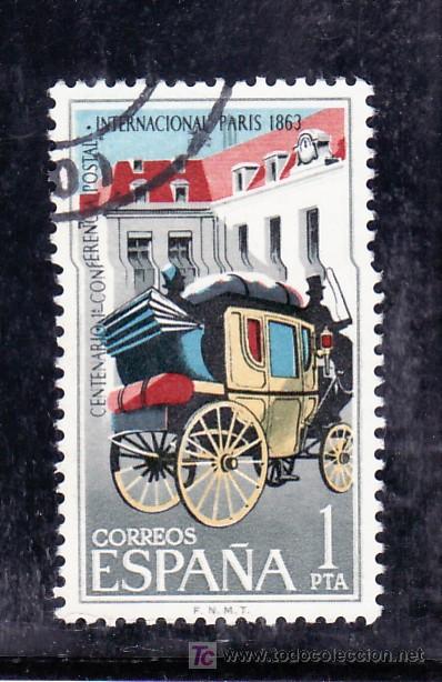 Sellos: espa&ntilde;a 1508 usada, centenario de la i conferencia postal internacional, - Foto 1
