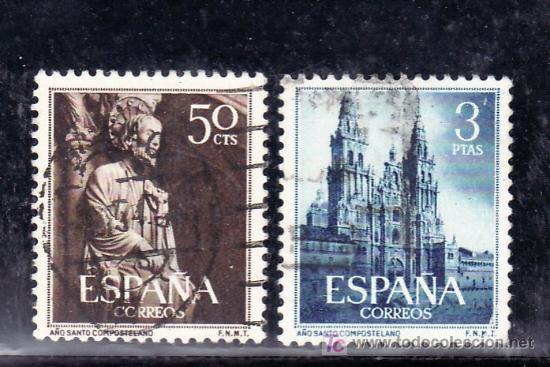 Sellos: espa&ntilde;a 1130/1 usada, a&ntilde;o santo compostelano, - Foto 1