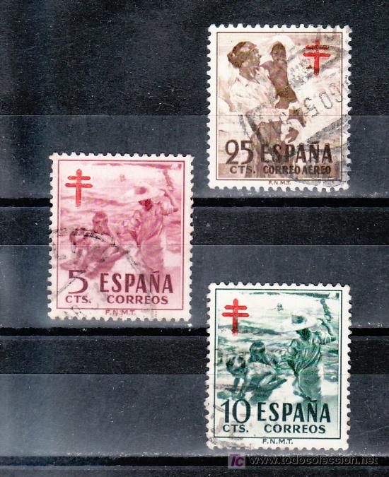 Sellos: espa&ntilde;a 1103/5 usada, pro tuberculosos - Foto 1