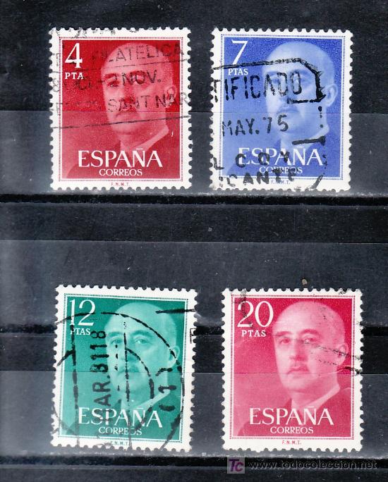 Sellos: espa&ntilde;a 2225/8 usada, basica, general franco, - Foto 1