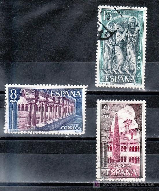 Sellos: espa&ntilde;a 2159/61 usada, monasterio de santo domingo de silos, - Foto 1