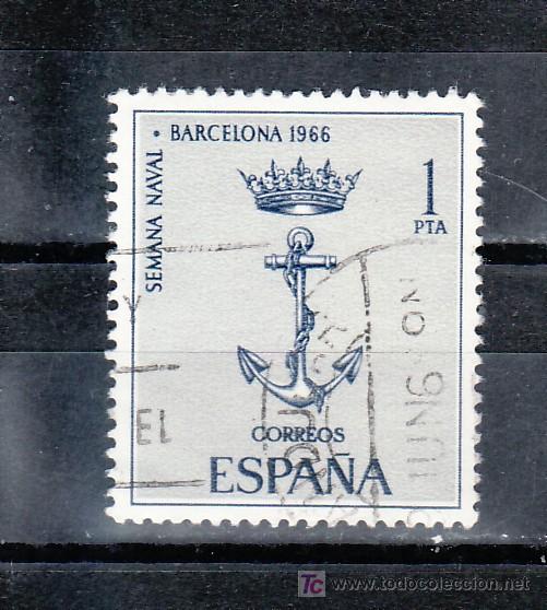 Sellos: espa&ntilde;a 1737 usada, semana naval en barelona, - Foto 1