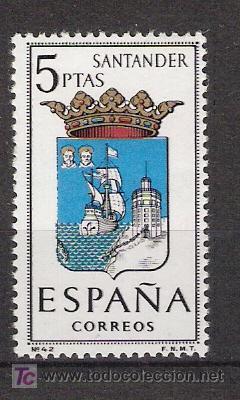 Sellos: 1965 - ESCUDOS - SANTANDER - EDIFIL 1636 *** - Foto 1