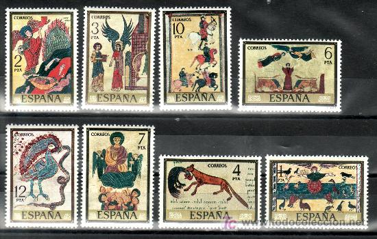 Sellos: espa&ntilde;a 2284/91 sin charnela, pintura, codices - Foto 1
