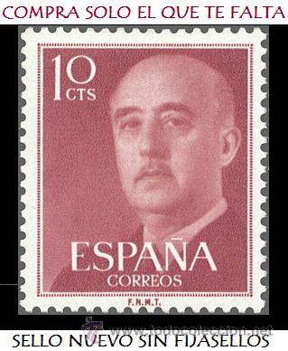 Francobolli: Serie basica Franco: sello de 10 cts (UNIFICO ENVIOS AHORRA GASTOS COMPRANDO MAS SELLOS)