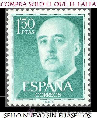 Selos: Serie basica Franco: sello de 1,50 pts (UNIFICO ENVIOS AHORRA GASTOS COMPRANDO MAS SELLOS)