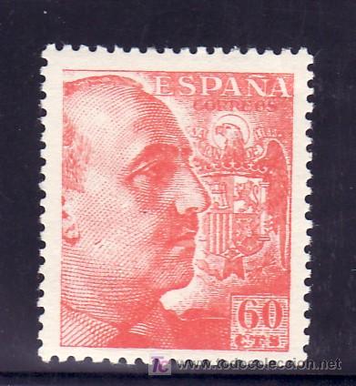 Sellos: espa&ntilde;a 1054 sin charnela, general franco - Foto 1