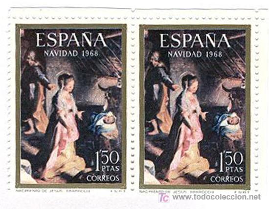 Timbres: NAVIDAD 1968-BLOQUE DE 2- EDIFIL 1897