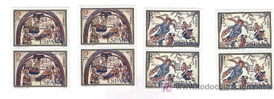 Sellos: NAVIDAD 1972-DOS  BLOQUES DE 2- EDIFIL 2115/6 - Foto 1
