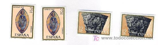 Stamps: NAVIDAD 1975-2 SERIES- EDIFIL 2300/01