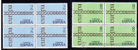 Sellos: EUROPA CEP 1971 - BLOQUE 4 - Foto 1