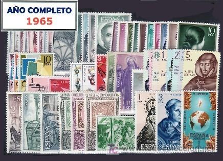 Sellos: A&Ntilde;O 1965 NUEVO SIN CHARNELA - Foto 1