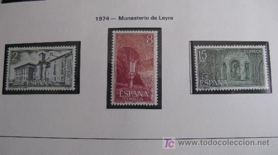 Sellos: 1974 monasterio de leyre. edifil 2229/31 - Foto 1