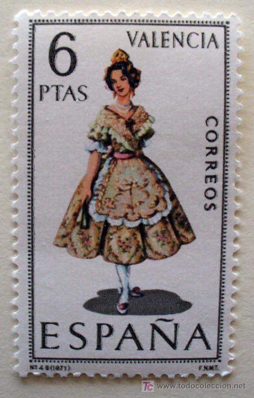 Sellos: TRAJES TIPICOS- VALENCIA - Foto 1