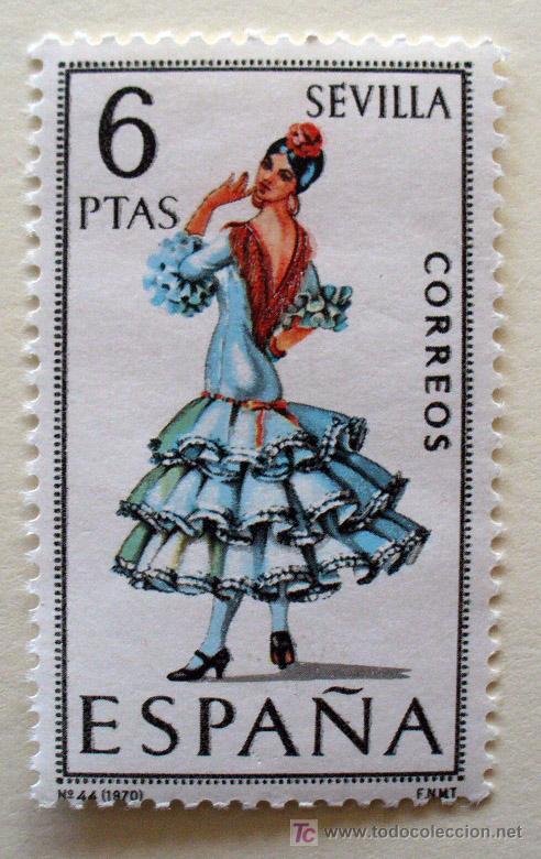 Sellos: TRAJES TIPICOS- SEVILLA - Foto 1