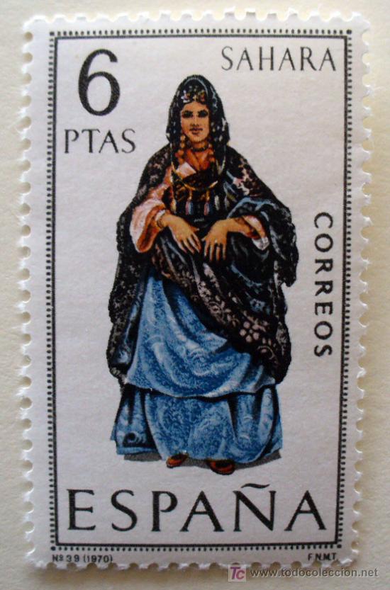 Sellos: TRAJES TIPICOS- SAHARA - Foto 1