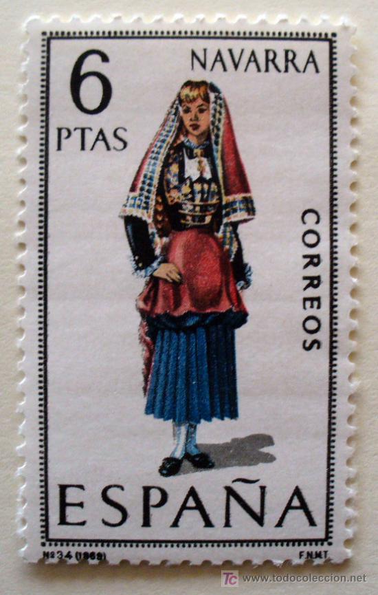 Sellos: TRAJES TIPICOS- NAVARRA - Foto 1