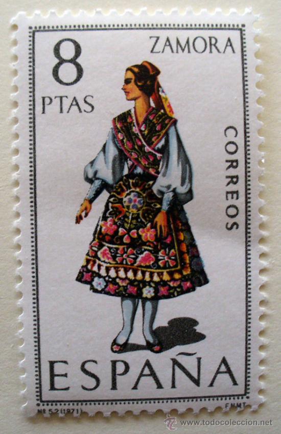 Sellos: TRAJES TIPICOS- ZAMORA - Foto 1