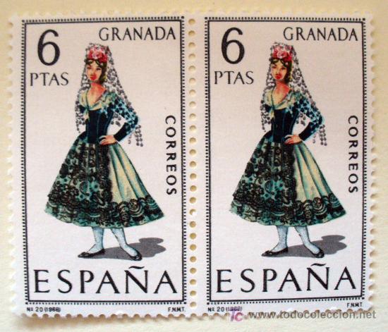 TRAJES TIPICOS- GRANADA-BLOQUE DE 2