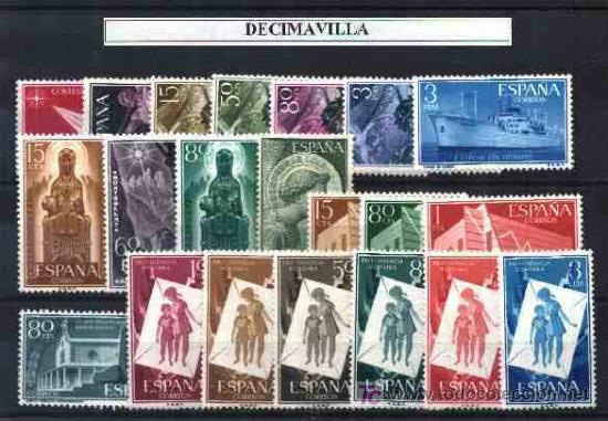 Sellos: ESPA&Ntilde;A, A&Ntilde;O 1956 NUEVO Y COMPLETO, - Foto 1