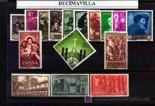 Sellos: ESPA&Ntilde;A, A&Ntilde;O 1959 NUEVO Y COMPLETO, - Foto 1