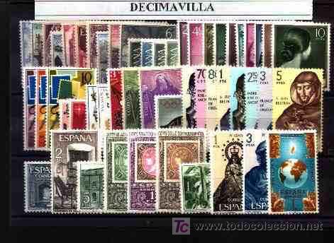 Sellos: ESPA&Ntilde;A, A&Ntilde;O 1965 NUEVO Y COMPLETO SIN ESCUDOS, - Foto 1