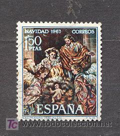 Sellos: 1967, NAVIDAD,  EDIFIL  1838 - Foto 1