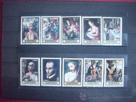 Sellos: Magnifica serie de Luis de Morales edifil 1963/72 en nuevo ** - Foto 1