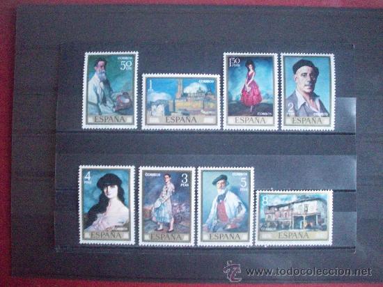 Sellos: Magnifica serie de Ignacio de Zuloaga edifil 2019/26 en nuevo ** - Foto 1