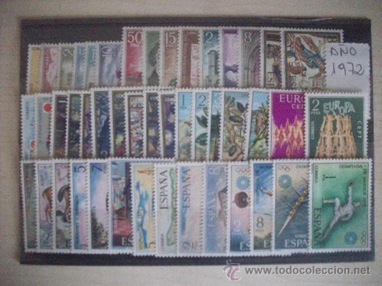 Sellos: A&ntilde;o 1972 Completo sellos nuevos ** - Foto 1